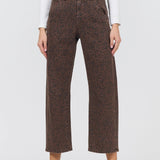 Dear John | Lasso Barrel Jean - Brown Leopard