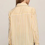 Z Supply | Golden Haven Stripe Button Up - Golden Sage