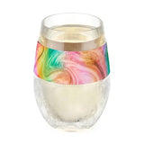 HOST | Wine Freeze Cooling Cup with Cooling Gel - Unicorn Swirl