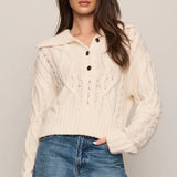 Z Supply | Hartwell Cable Knit Sweater - Sandstone