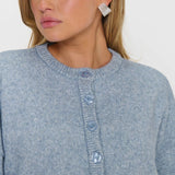 Show Me Your MUMU | Foster Cardigan - Blue Knit