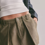 Free People | Riverfront Surplus Mini Skirt - Beech Leaves