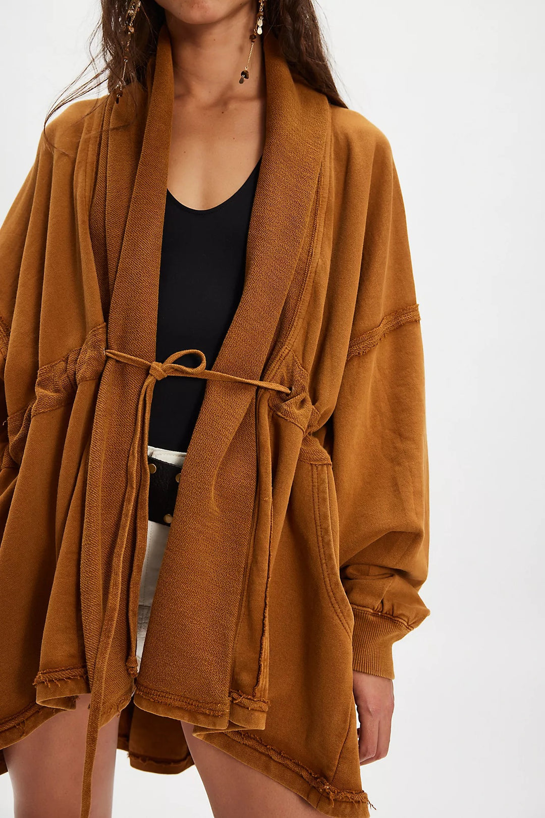 BLACK FRIDAY -Free People | Boothbay Sweatshirt - Chai Tea