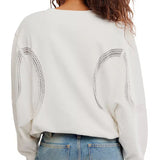 Free People | Love Lace Sweatshirt - Clean Ivory