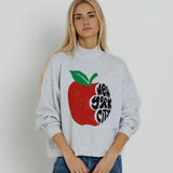 Sunny Somewhere | NYC Apple Bite Mockneck