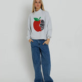Sunny Somewhere | NYC Apple Bite Mockneck