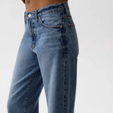 Pistola | Donny rolled Hem Boyfriend Jean - Wilcox