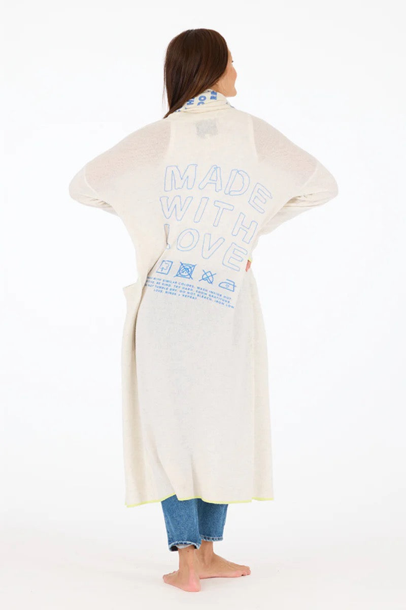 Kerri Rosenthal | Super Duper Made With Love Duster - Oatmeal Heather