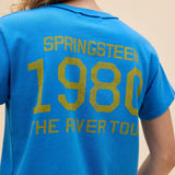 Daydreamer | Bruce Springsteen Garden State Reverse GF Tee - Azure Blue