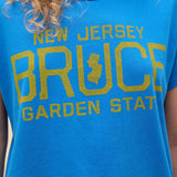 Daydreamer | Bruce Springsteen Garden State Reverse GF Tee - Azure Blue