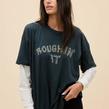 Daydreamer | Roughin It Merch Two-Fer Tee - Vintage Black Combo