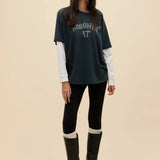 Daydreamer | Roughin It Merch Two-Fer Tee - Vintage Black Combo