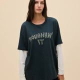 Daydreamer | Roughin It Merch Two-Fer Tee - Vintage Black Combo