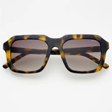 Freyrs | Charlie Unisex Rectangular Acetate Sunglasses - Yellow Tortoise