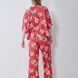 Printfresh | Holiday Hens Satin Wildest Dreams Set - Red Stocking
