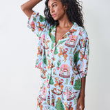 Printfresh | Cowboy Christmas Satin Wildest Dreams Set - Icicle