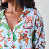 Printfresh | Cowboy Christmas Satin Wildest Dreams Set - Icicle