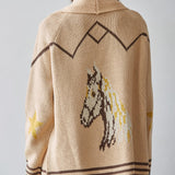 By Together | Rodeo Star Cardigan - Natural Brown