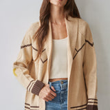 By Together | Rodeo Star Cardigan - Natural Brown
