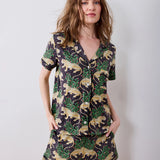 Printfresh | Bagheera Pima Modal Knit Short PJ Set - Ink