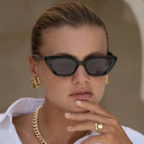 Freyrs | Mia Acetate Women's Sunglasses - Black
