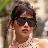 Freyrs | Maxwell Aviator Unisex Sunglasses Acetate - Black