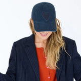 Kerri Rosenthal | Imperfect Heart Hat - Indigo Blue