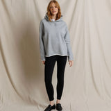 Perfect White Tee | Mimi Heavier Fleece Hoodie - Heather Grey