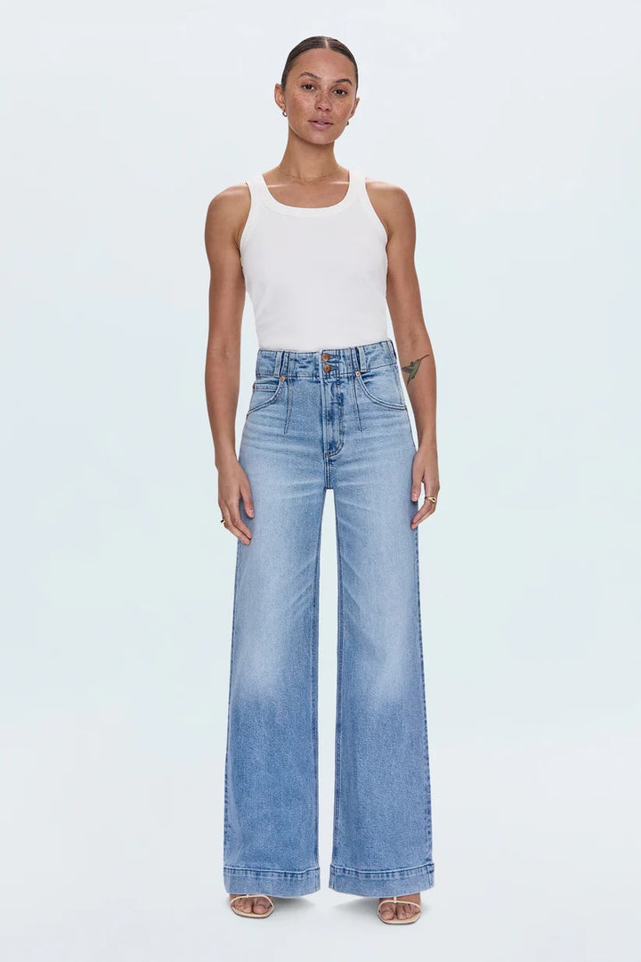 Pistola | Lana High Rise Ultra Wide Leg Jean - Terrace