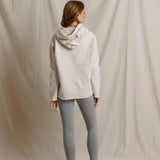 Perfect White Tee | Mimi Heavier Fleece Hoodie - Sugar