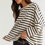 We The Free | Two Sense L/S Top - Ivory Combo