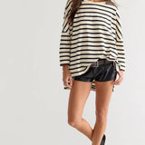 We The Free | Two Sense L/S Top - Ivory Combo