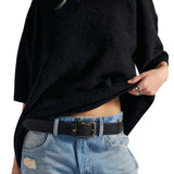 Free People | Margo Sweater Tee - Black