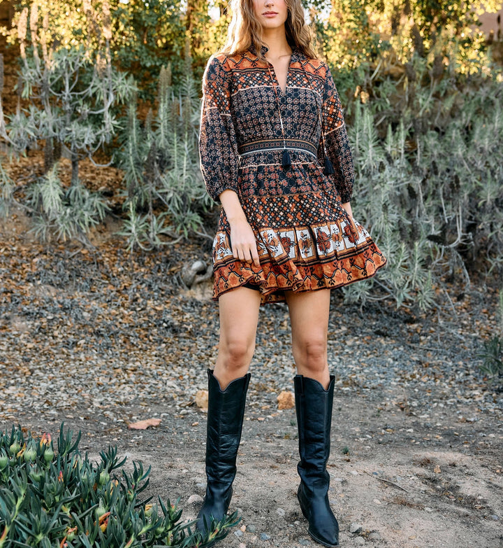 Cleobella | Priyanka Mini Dress - Zocalo Print