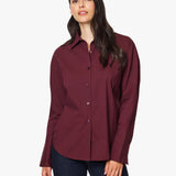 Habitual | Tie Back Poplin Shirt - Port Royale