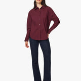 Habitual | Tie Back Poplin Shirt - Port Royale