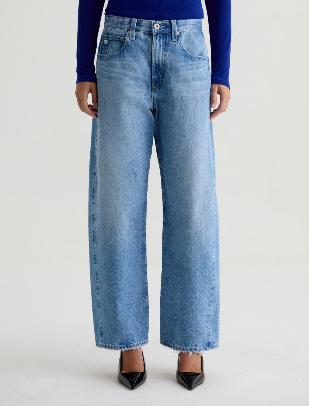 AG Jeans| Hattie High Rise Barrel - Blueprint