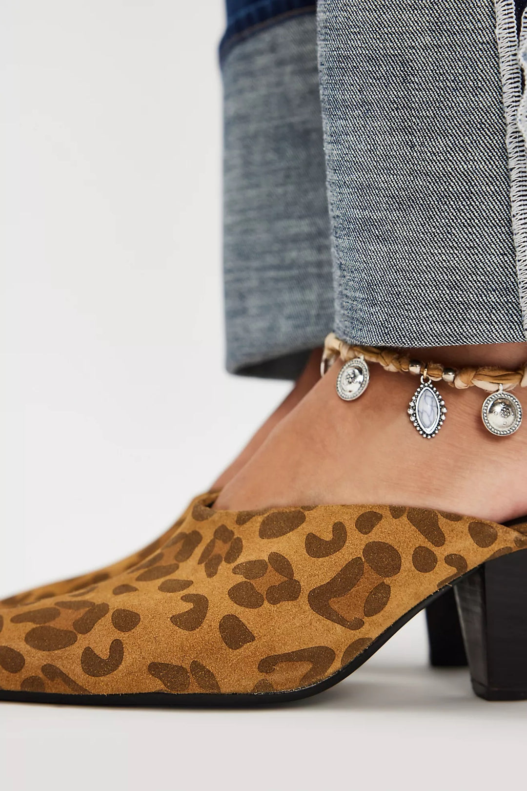 Free People | Stellar Mule - Spotted Leopard Suede