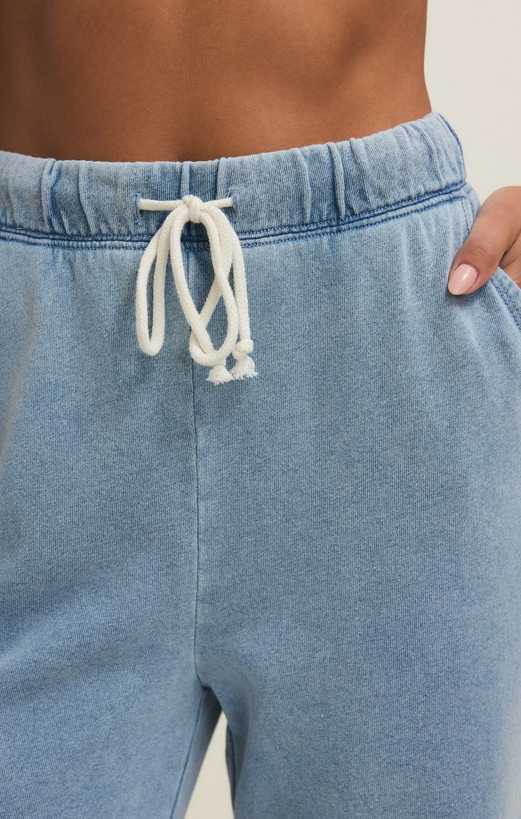 Z Supply | Hunter Knit Denim Pant - Ocean Air Indigo