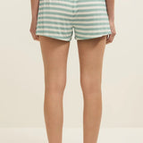 Z Supply | Nori Stripe Short - Crystal Green