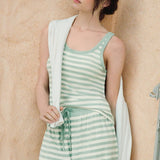 Z Supply | Nori Stripe Short - Crystal Green