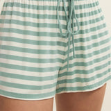 Z Supply | Nori Stripe Short - Crystal Green