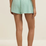 Z Supply | Dawn Smocked Soft Knit Short - Crystal Green