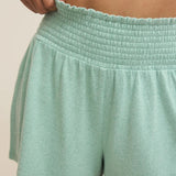 Z Supply | Dawn Smocked Soft Knit Short - Crystal Green