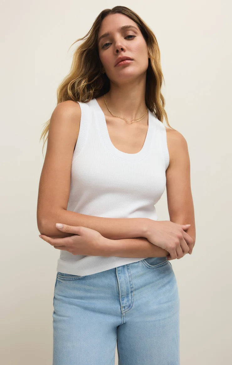 Z Supply | Sirena Rib Tank - White