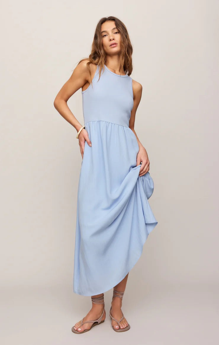 Z Supply | Charlotte Midi Dress - Blue Light