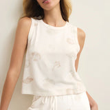 Z Supply | Warmer Days Shell Tank - Vanilla Ice