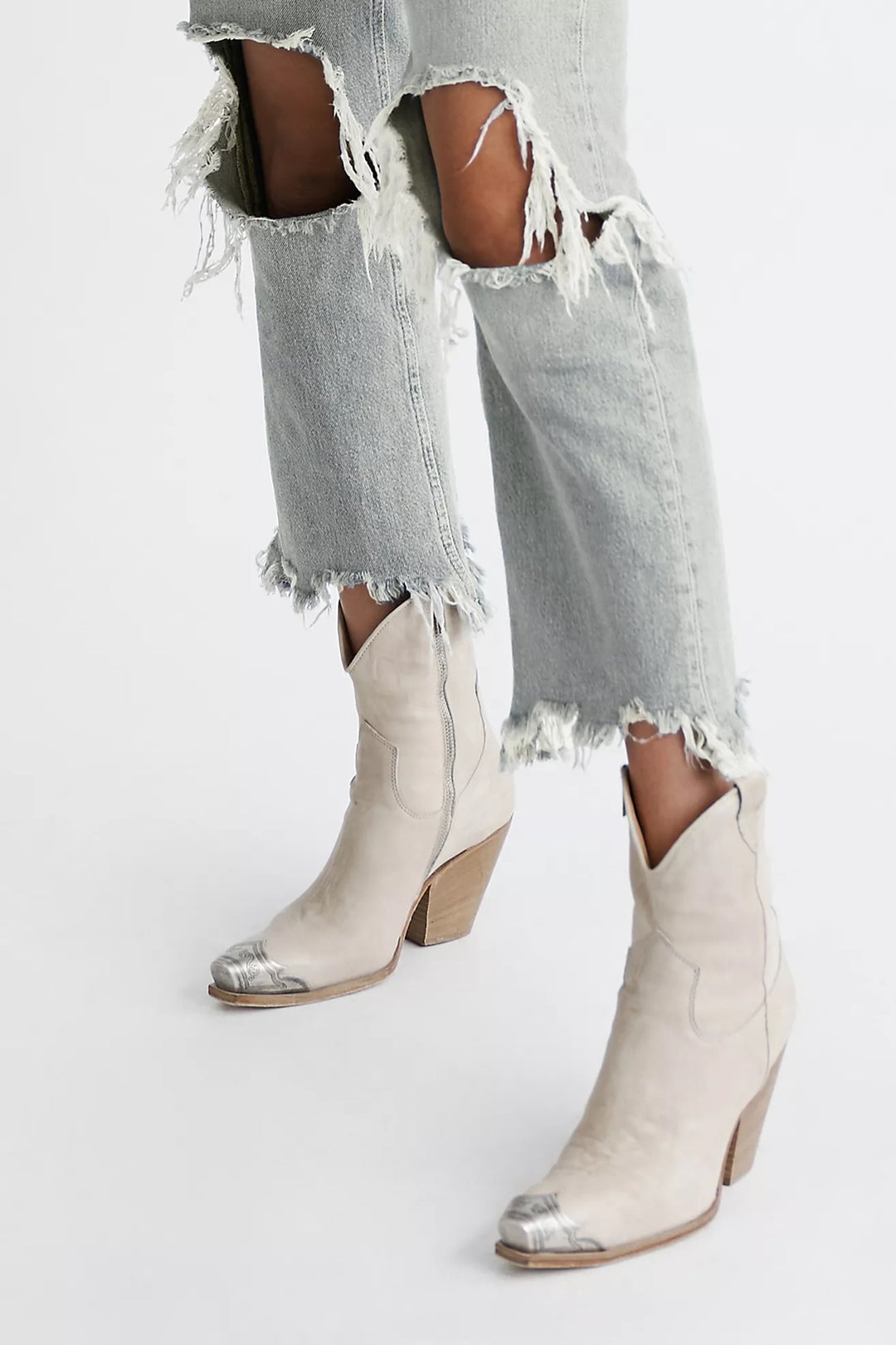 Free People | Brayden Western Boot - Bone
