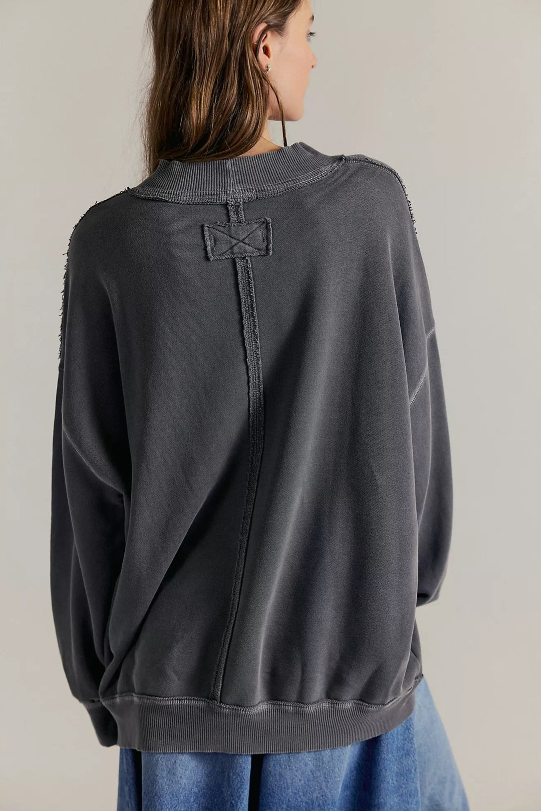 We The Free Palm Springs Pullover - Washed Black