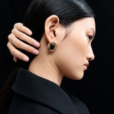 Prize Earrings - Gold/Black